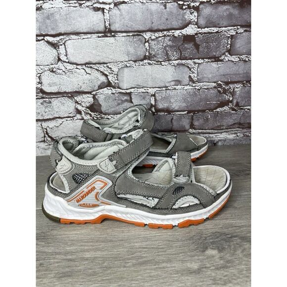 Mephisto Allrounder Lagoona Larmessa Grey Nubuck Textile Strap Sandals Women 10M - Picture 3 of 16